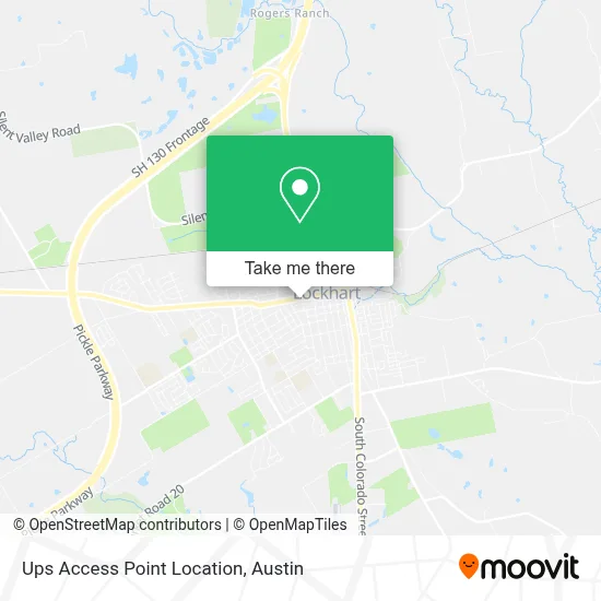 Ups Access Point Location map