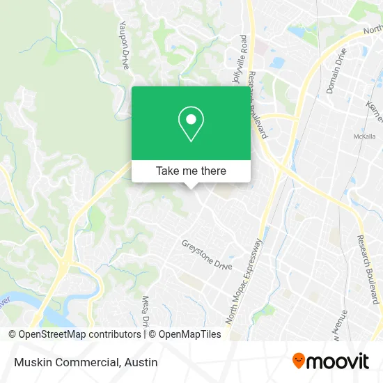 Muskin Commercial map