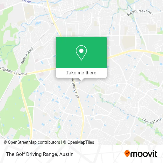 The Golf Driving Range map
