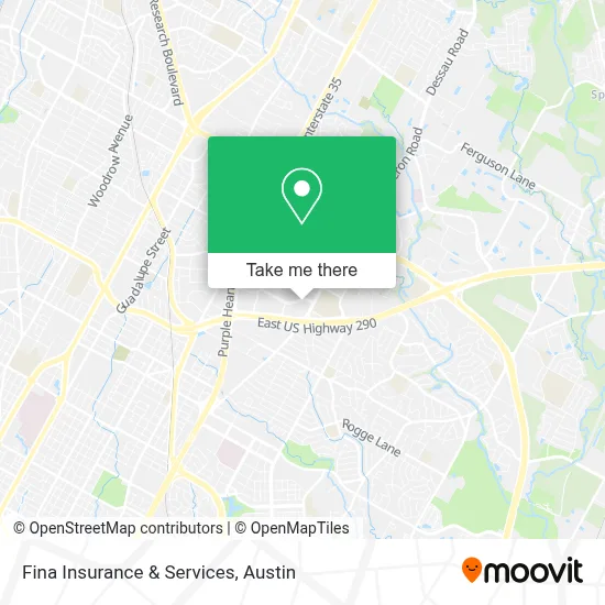 Fina Insurance & Services map