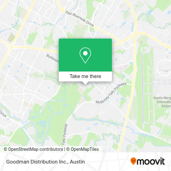 Goodman Distribution Inc. map