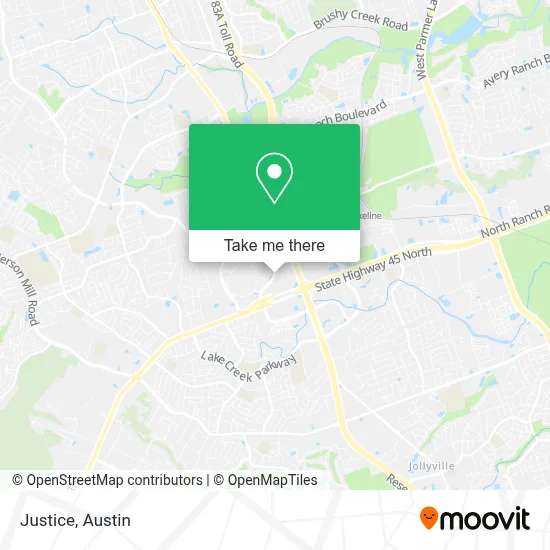 Justice map
