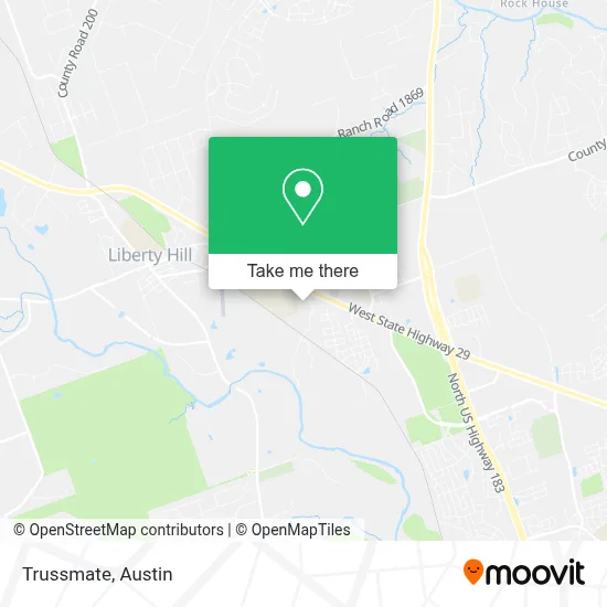 Trussmate map