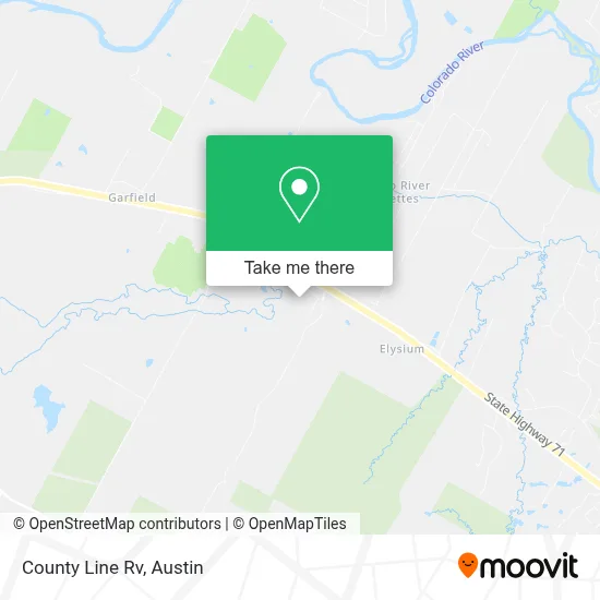 County Line Rv map