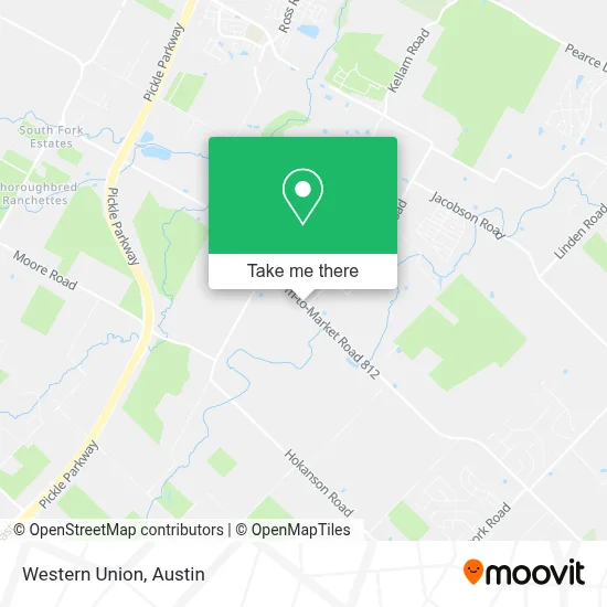 Western Union map