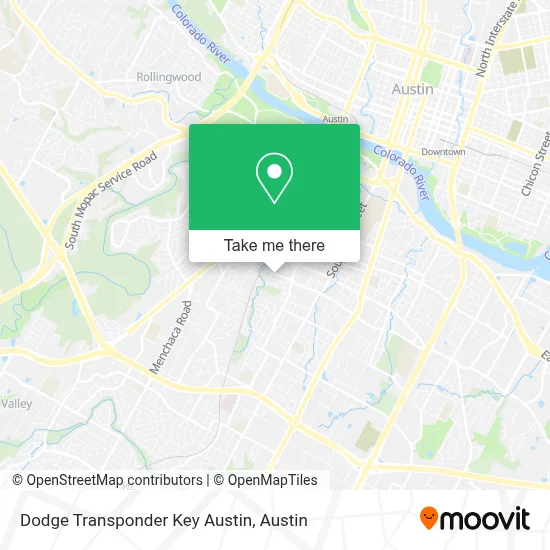 Dodge Transponder Key Austin map