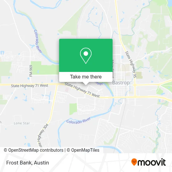 Frost Bank map