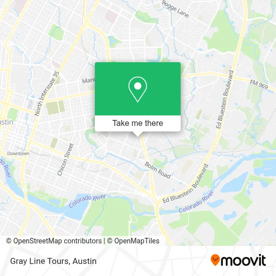 Gray Line Tours map
