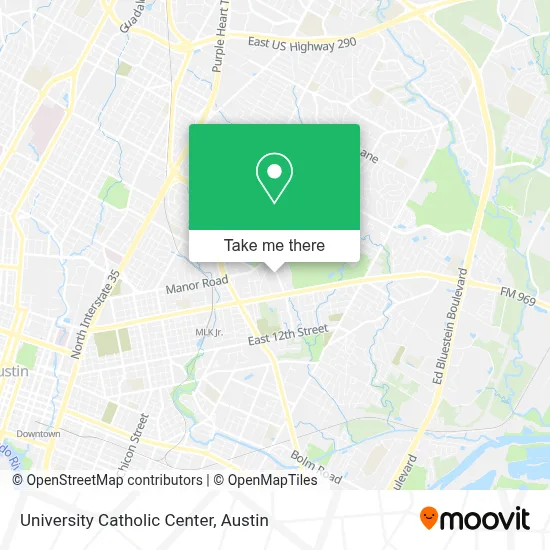 University Catholic Center map