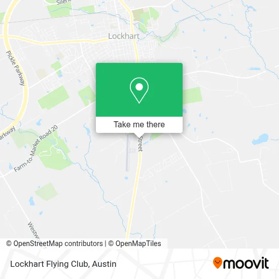 Lockhart Flying Club map