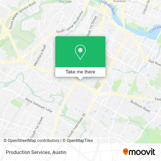 Production Services map
