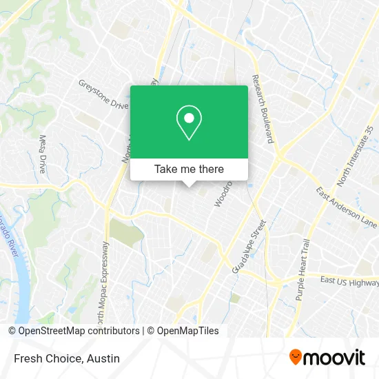 Fresh Choice map