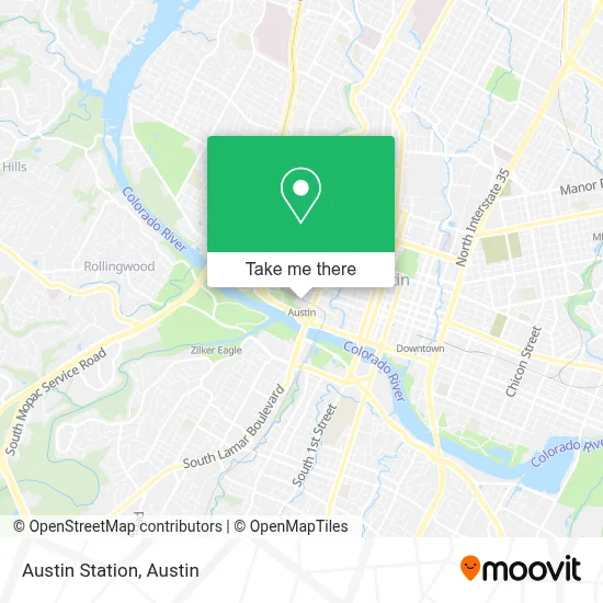 Austin Station map