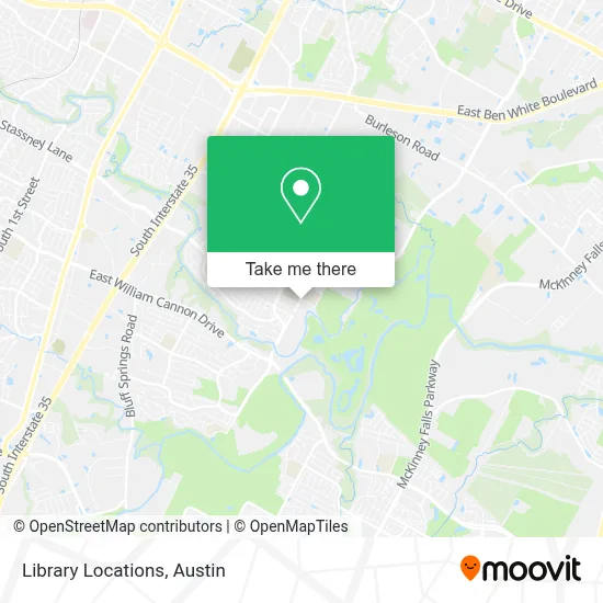Library Locations map