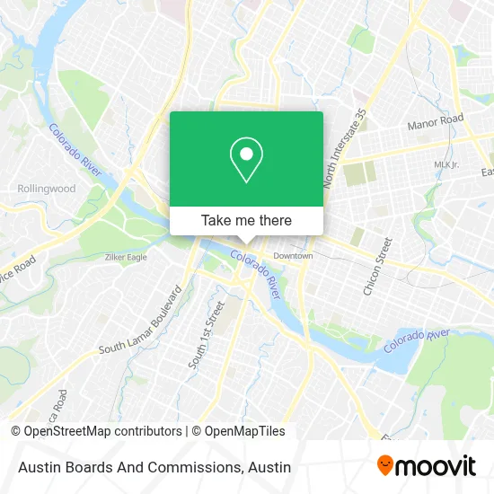 Austin Boards And Commissions map