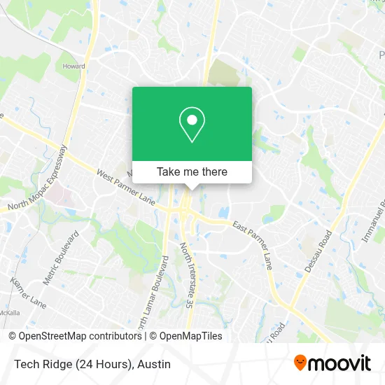 Tech Ridge (24 Hours) map