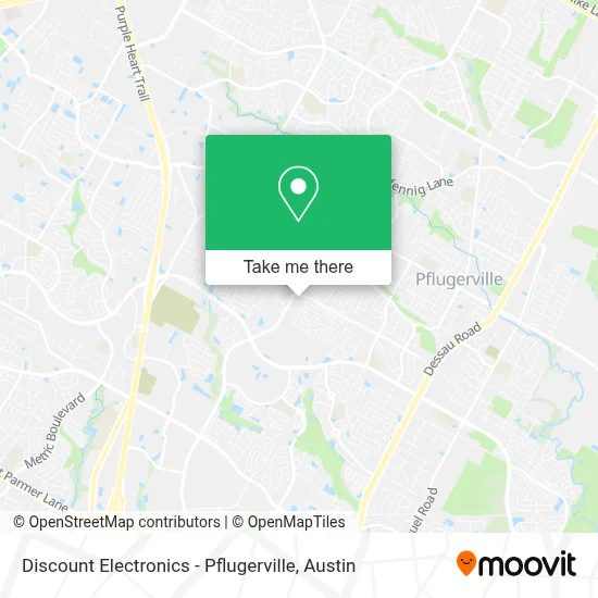 Discount Electronics - Pflugerville map