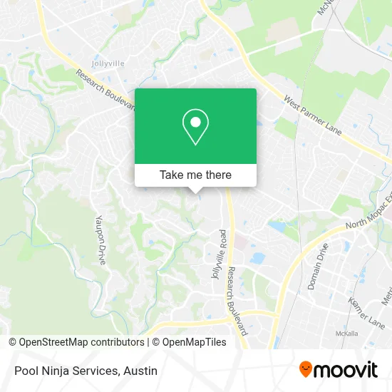 Pool Ninja Services map