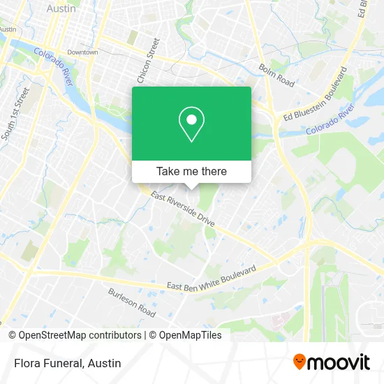 Flora Funeral map