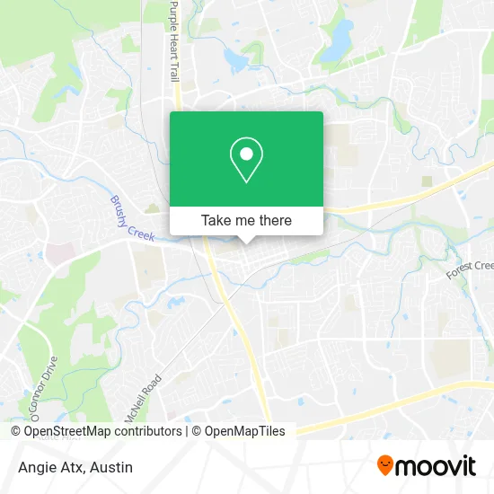 Angie Atx map