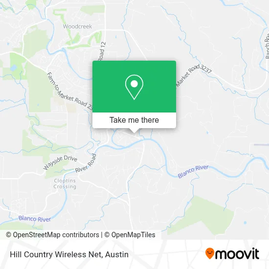 Hill Country Wireless Net map