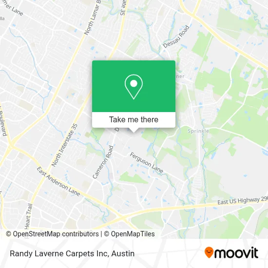 Mapa de Randy Laverne Carpets Inc