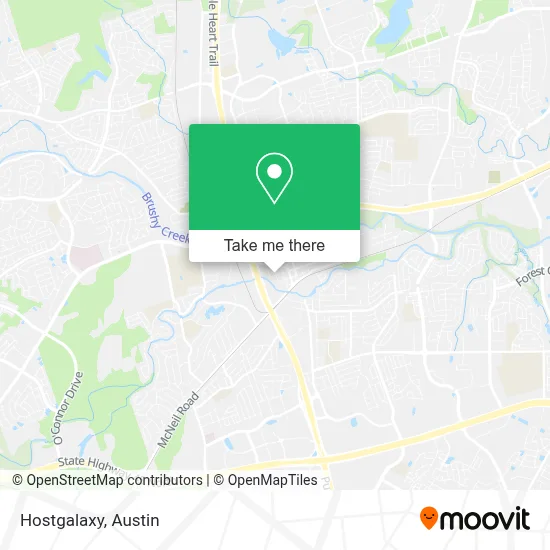 Hostgalaxy map
