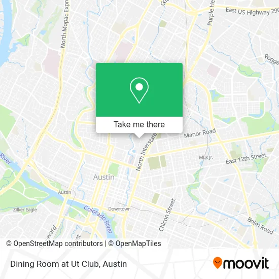 Dining Room at Ut Club map