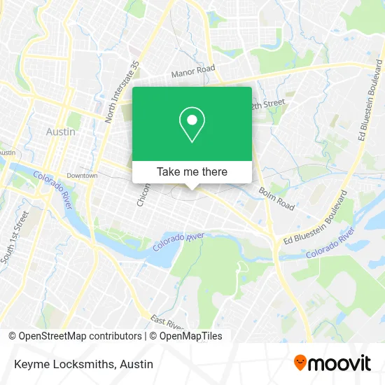 Keyme Locksmiths map