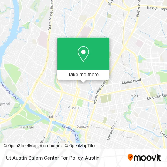Ut Austin Salem Center For Policy map