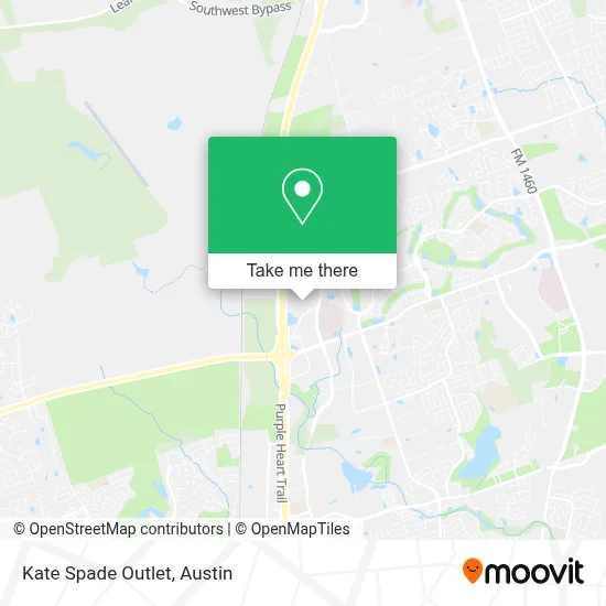 Kate Spade Outlet map