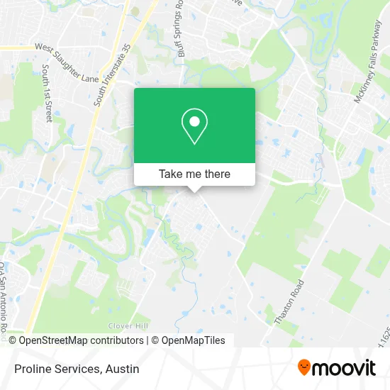 Proline Services map