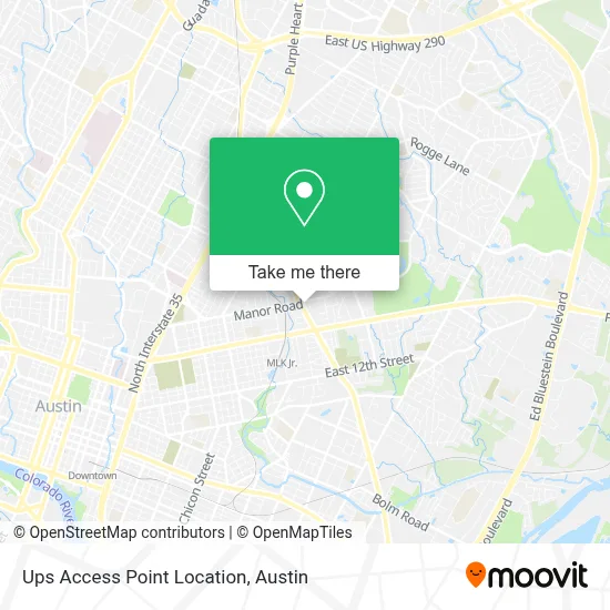 Ups Access Point Location map