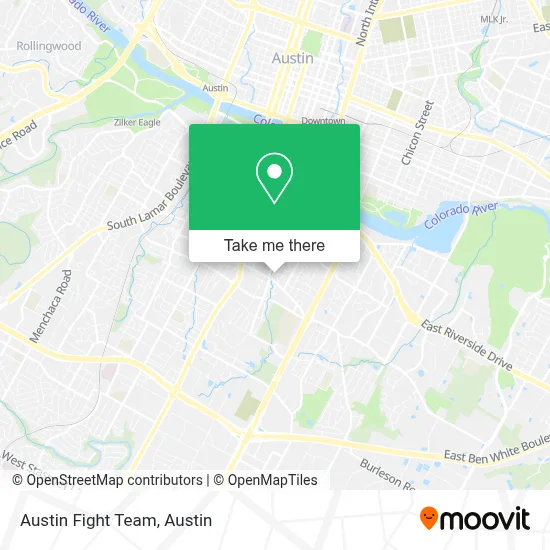 Austin Fight Team map