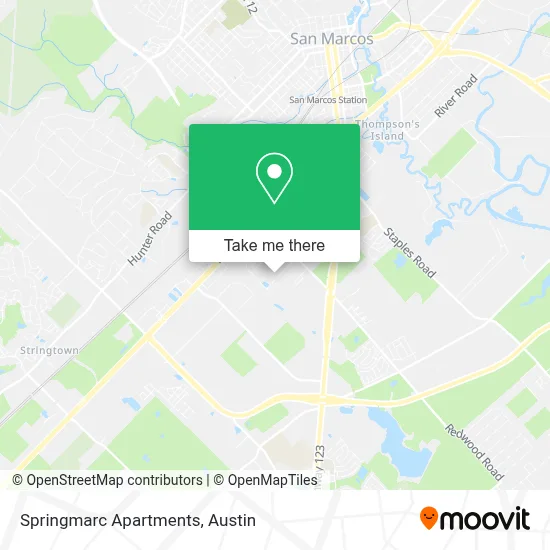 Springmarc Apartments map