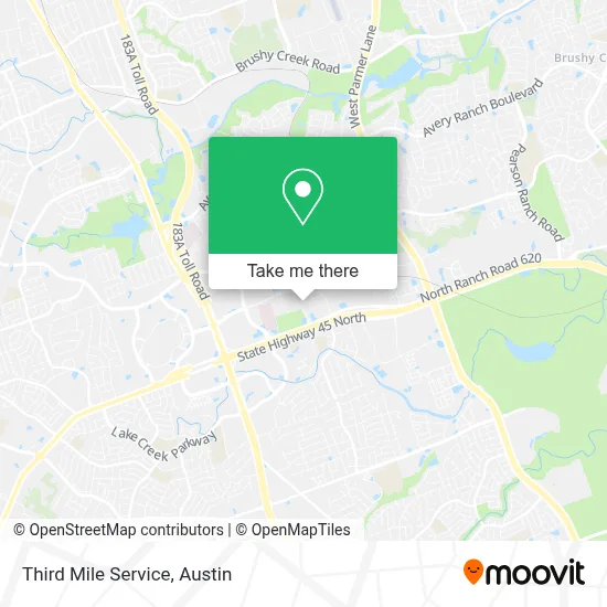 Third Mile Service map