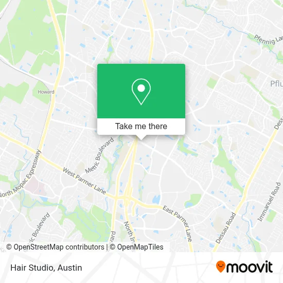 Hair Studio map
