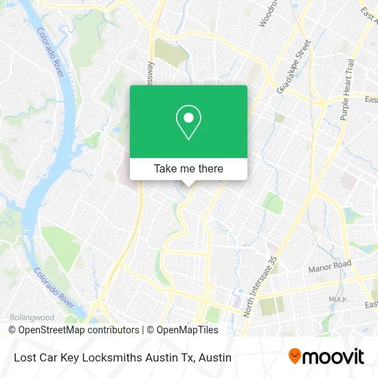 Lost Car Key Locksmiths Austin Tx map