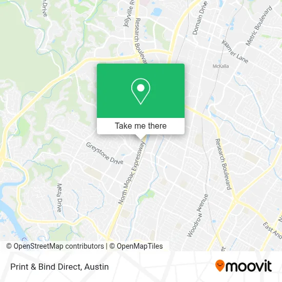 Print & Bind Direct map
