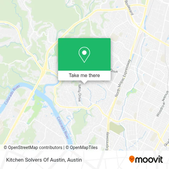 Kitchen Solvers Of Austin map