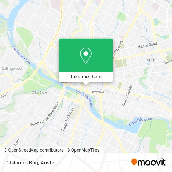Chilantro Bbq map