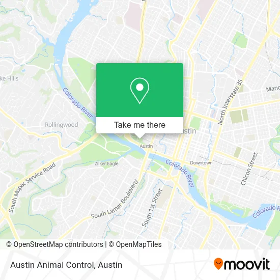 Austin Animal Control map