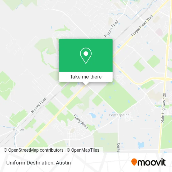 Uniform Destination map