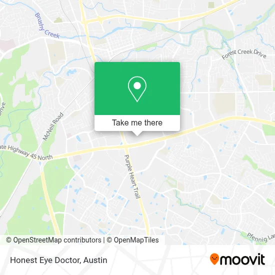 Honest Eye Doctor map