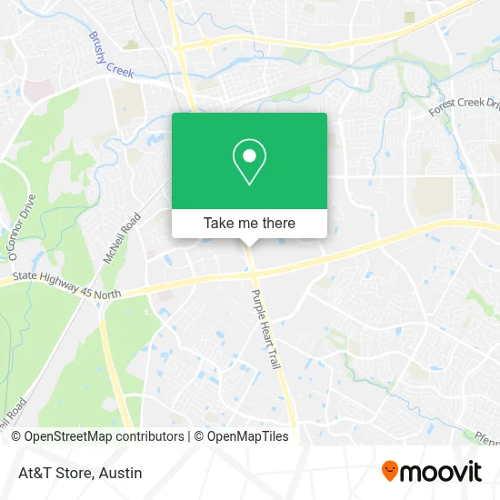 At&T Store map