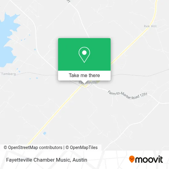 Fayetteville Chamber Music map
