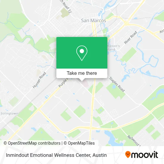 Inmindout Emotional Wellness Center map