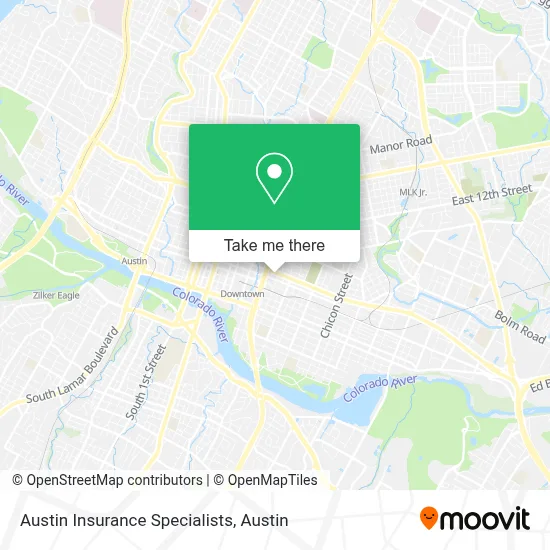 Austin Insurance Specialists map