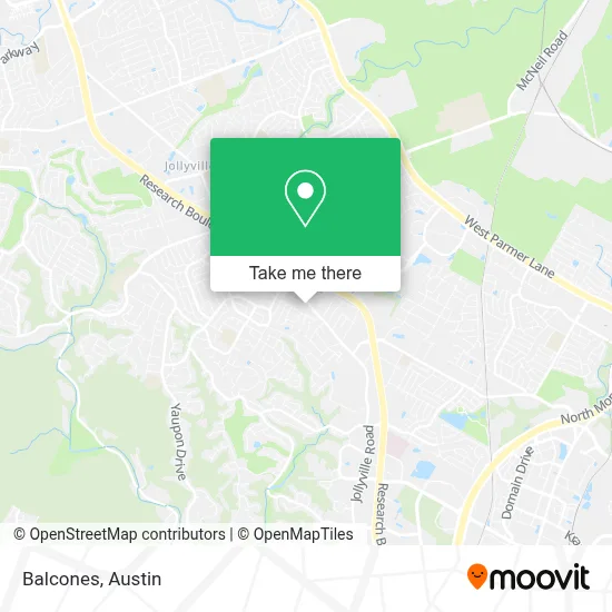 Balcones map
