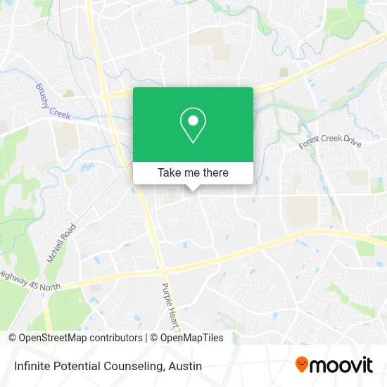 Infinite Potential Counseling map